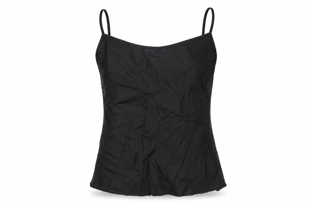 Front view of East Women's Black Camisole Tank Top, size 8