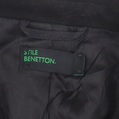Benetton Women's Black Blazer Size 8