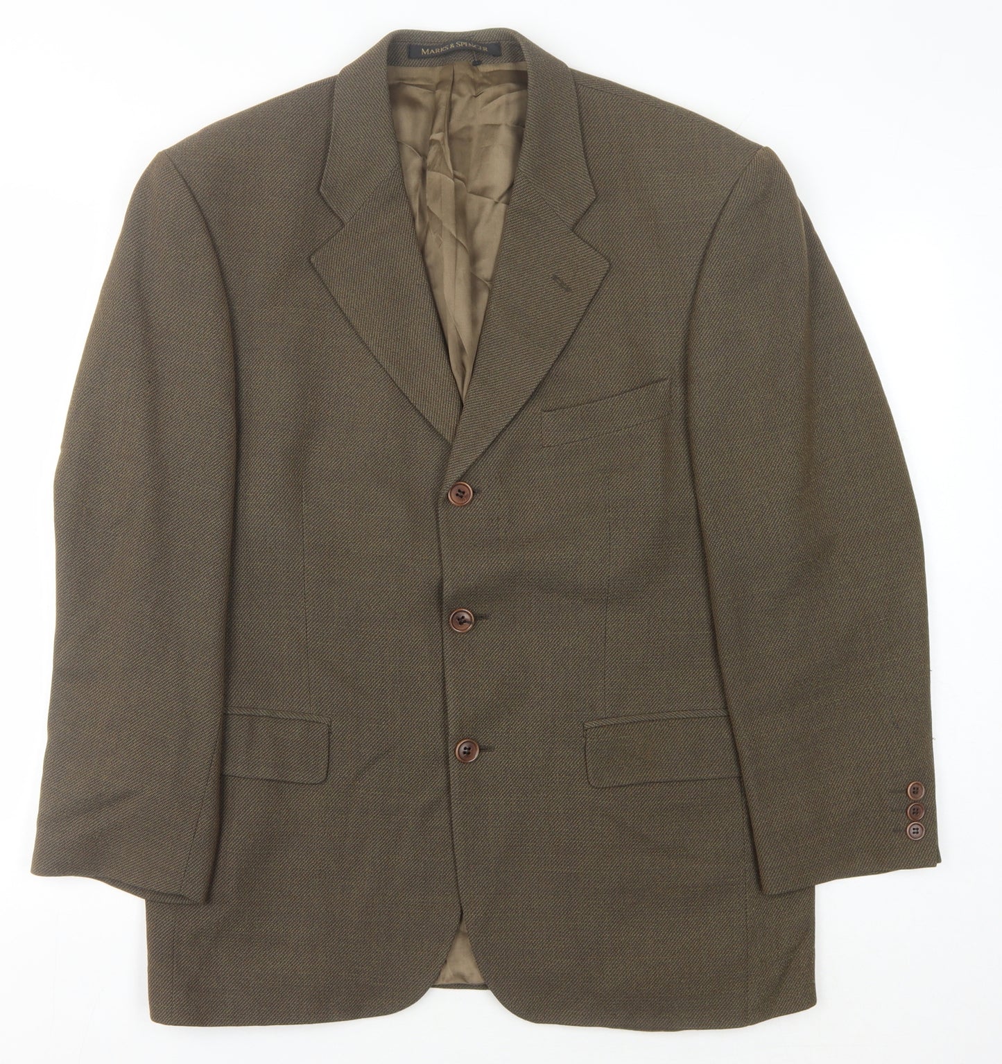 Marks and Spencer Brown Wool Blazer Men's 40S