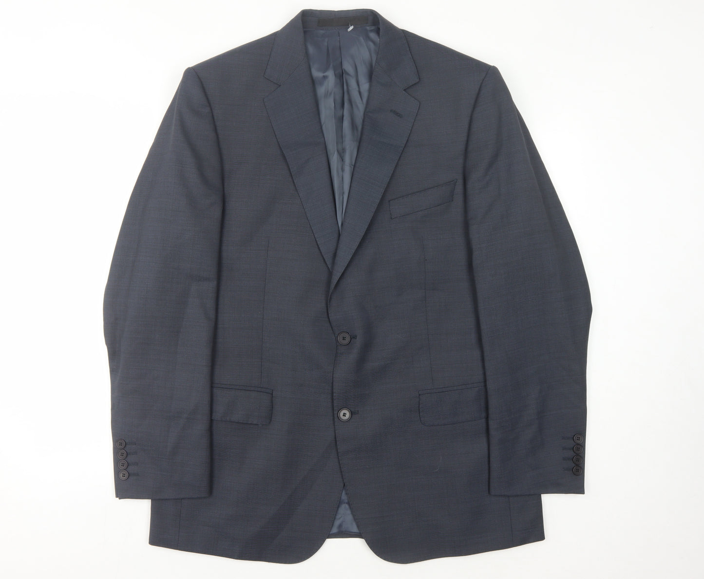 Marks & Spencer Men's Blue Suit Jacket, 42, Classic Fit