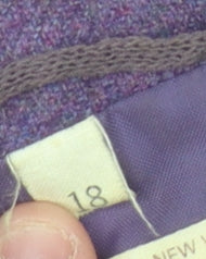 Edinburgh Woollen Mill Women's Purple Blazer Size 18