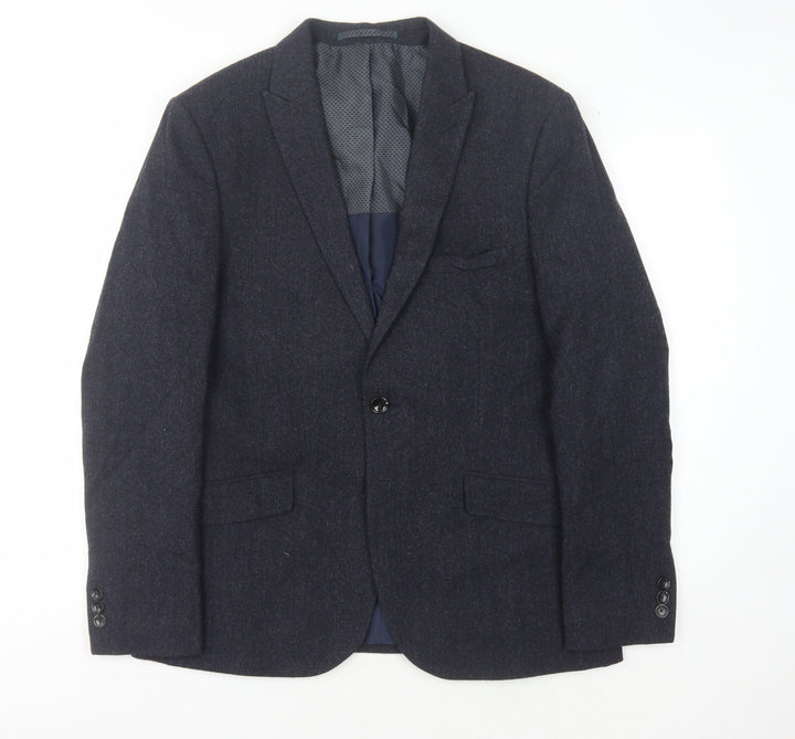 Marks and Spencer Men's Blue Blazer 40 Short