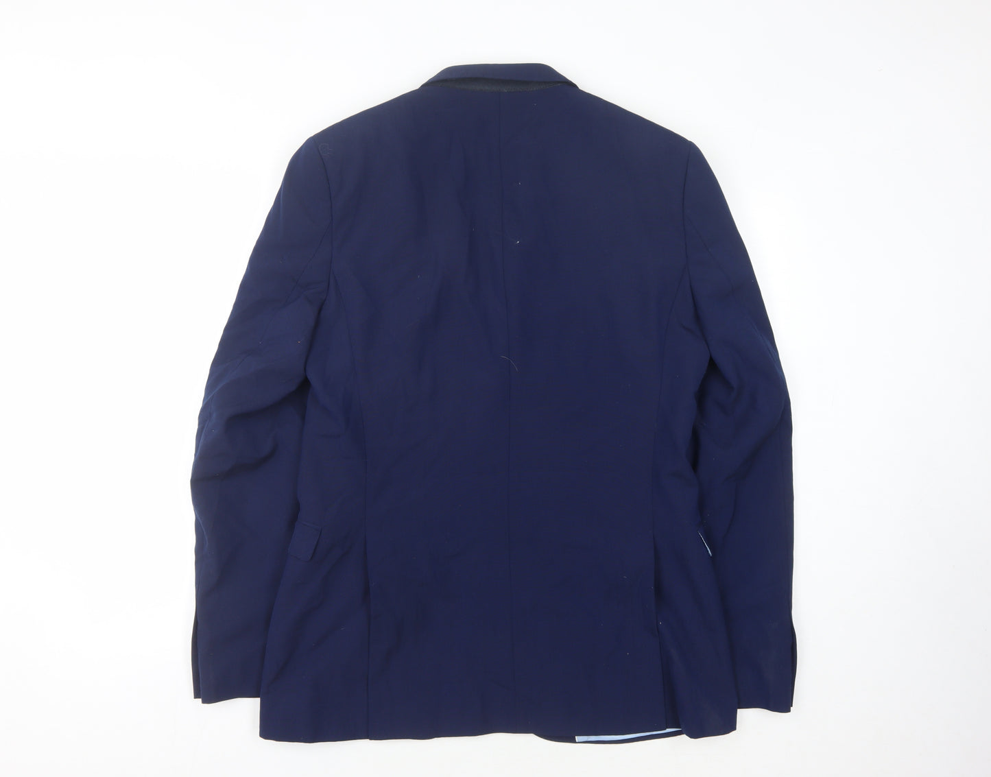 French Connection Men's Blue Slim Fit Blazer Jacket