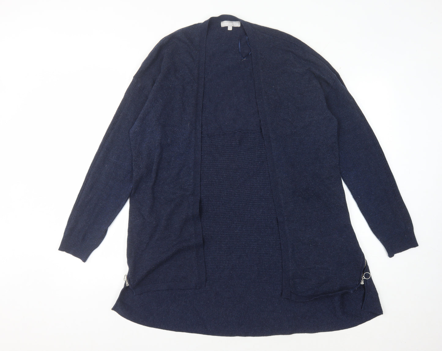 Red Herring Women's Blue Open Front Cardigan UK Size 16