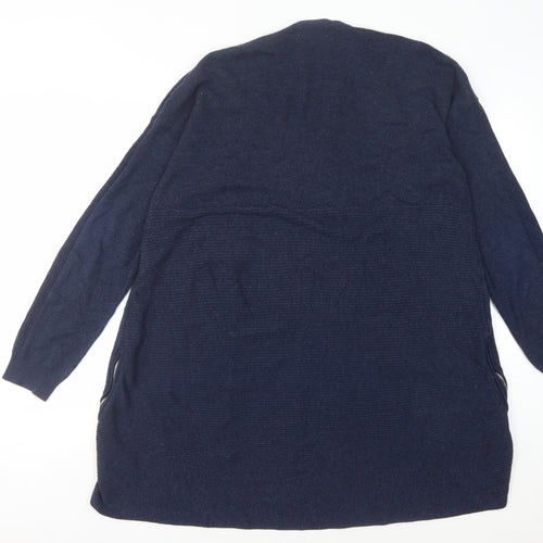 Red Herring Women's Blue Open Front Cardigan UK Size 16