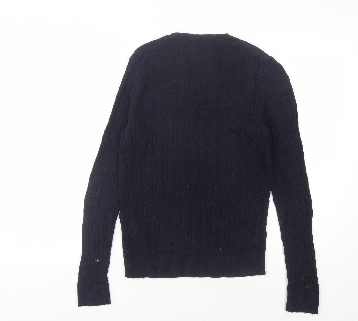 Superdry Women’s Blue Cable-Knit Pullover Jumper M