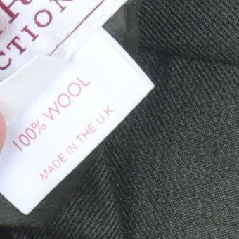 Country Collection Women's Green Wool Midi Skirt, Size 14