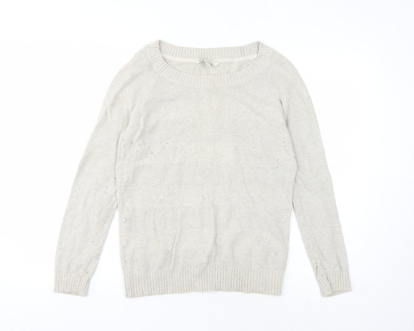 Fat Face Women's Beige Pullover Jumper, Size 10