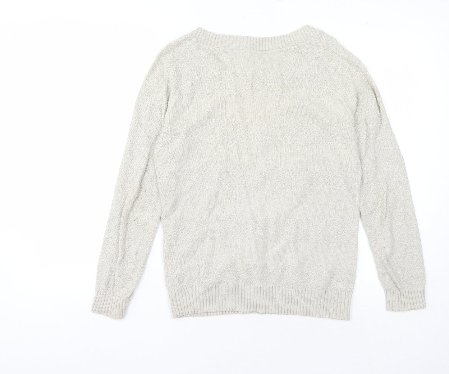 Fat Face Women's Beige Pullover Jumper, Size 10