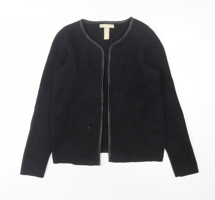 Banana Republic Women's Black Open Front Cardigan Size S