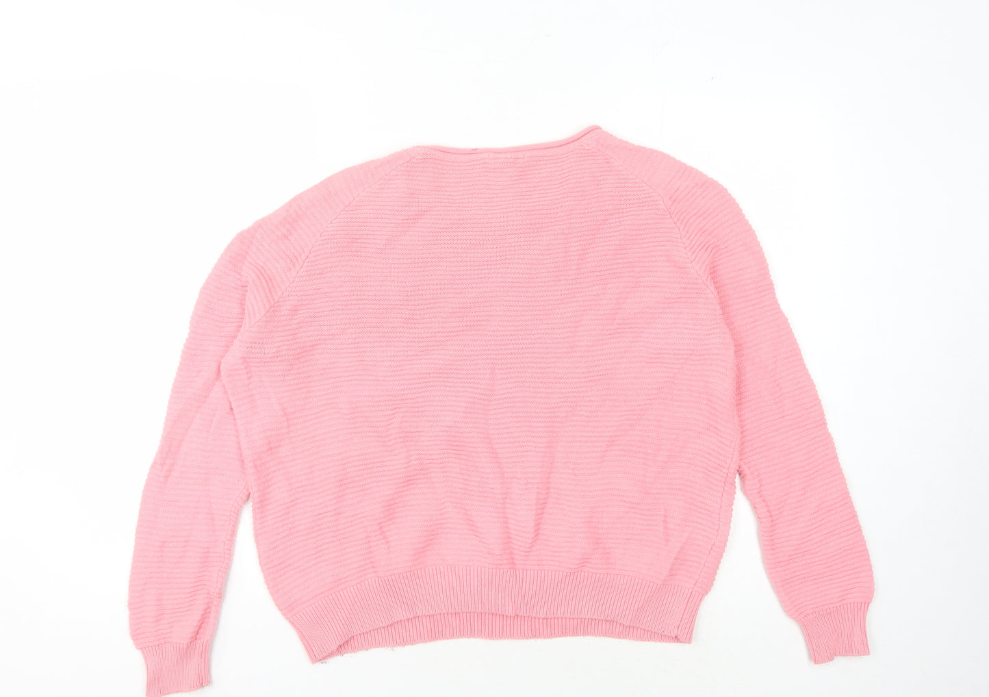 COS Women’s Pink Crew Neck Pullover Sweater - Size S