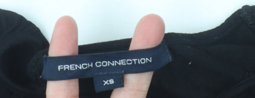 French Connection Women's Black Basic Dress XS