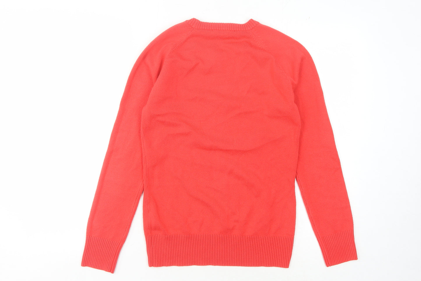 French Connection Red Men's Small Pullover Jumper