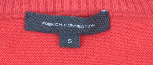French Connection Red Men's Small Pullover Jumper
