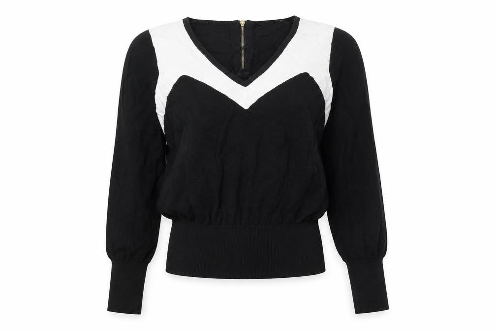 Oasis Women's Black V-Neck Pullover Jumper S