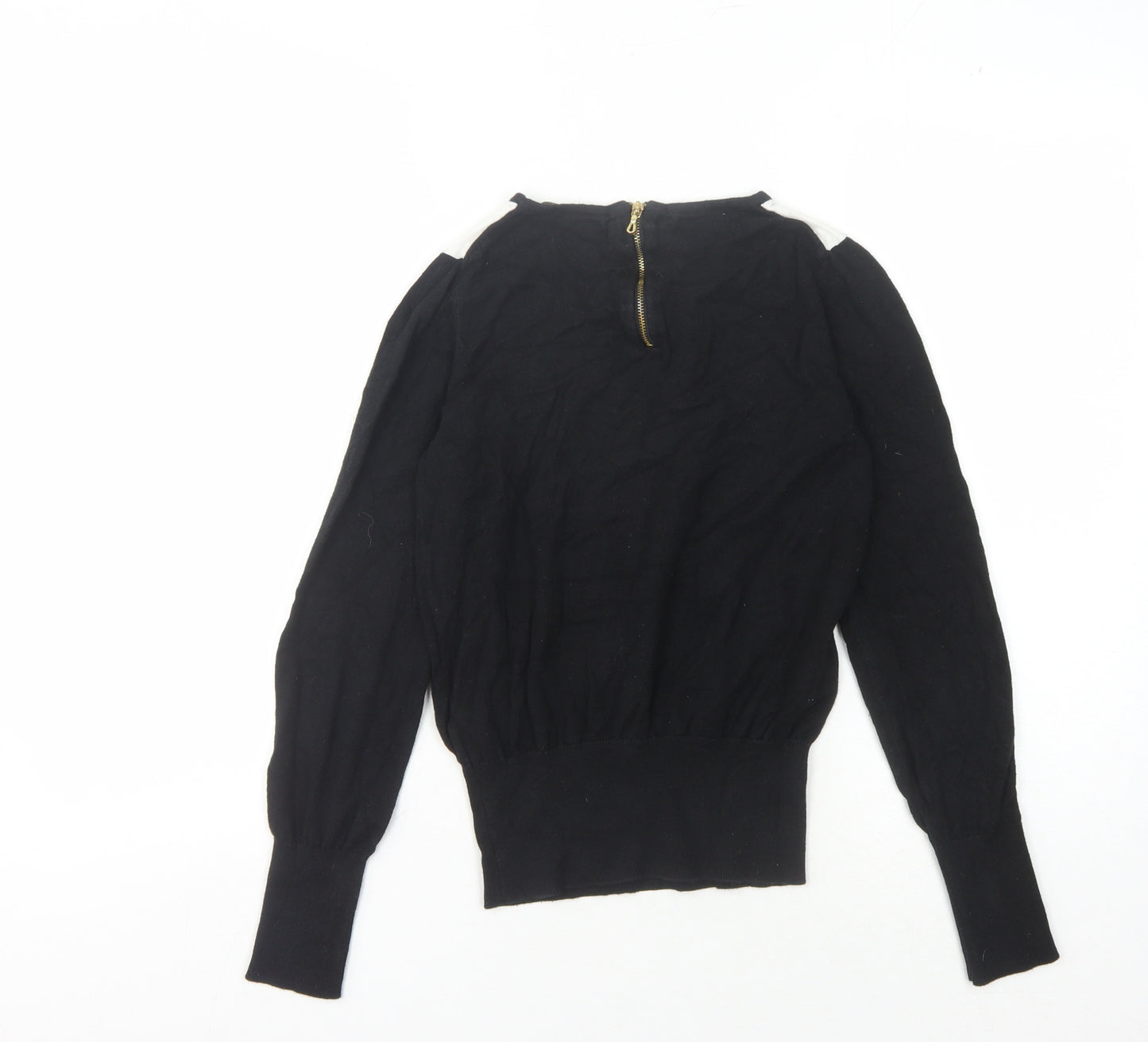 Oasis Women's Black V-Neck Pullover Jumper S