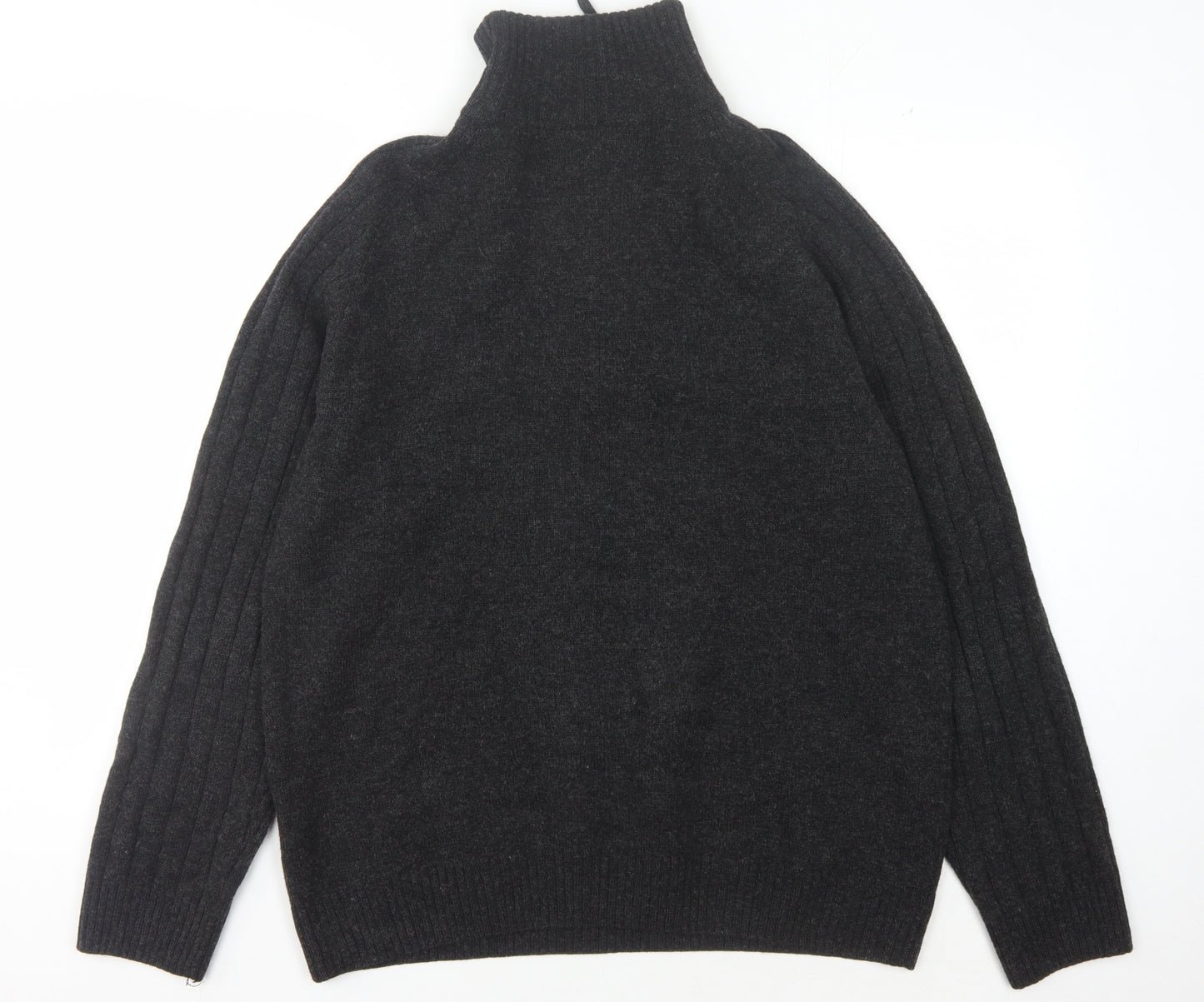 GANT Men's Black XL Wool Pullover Jumper
