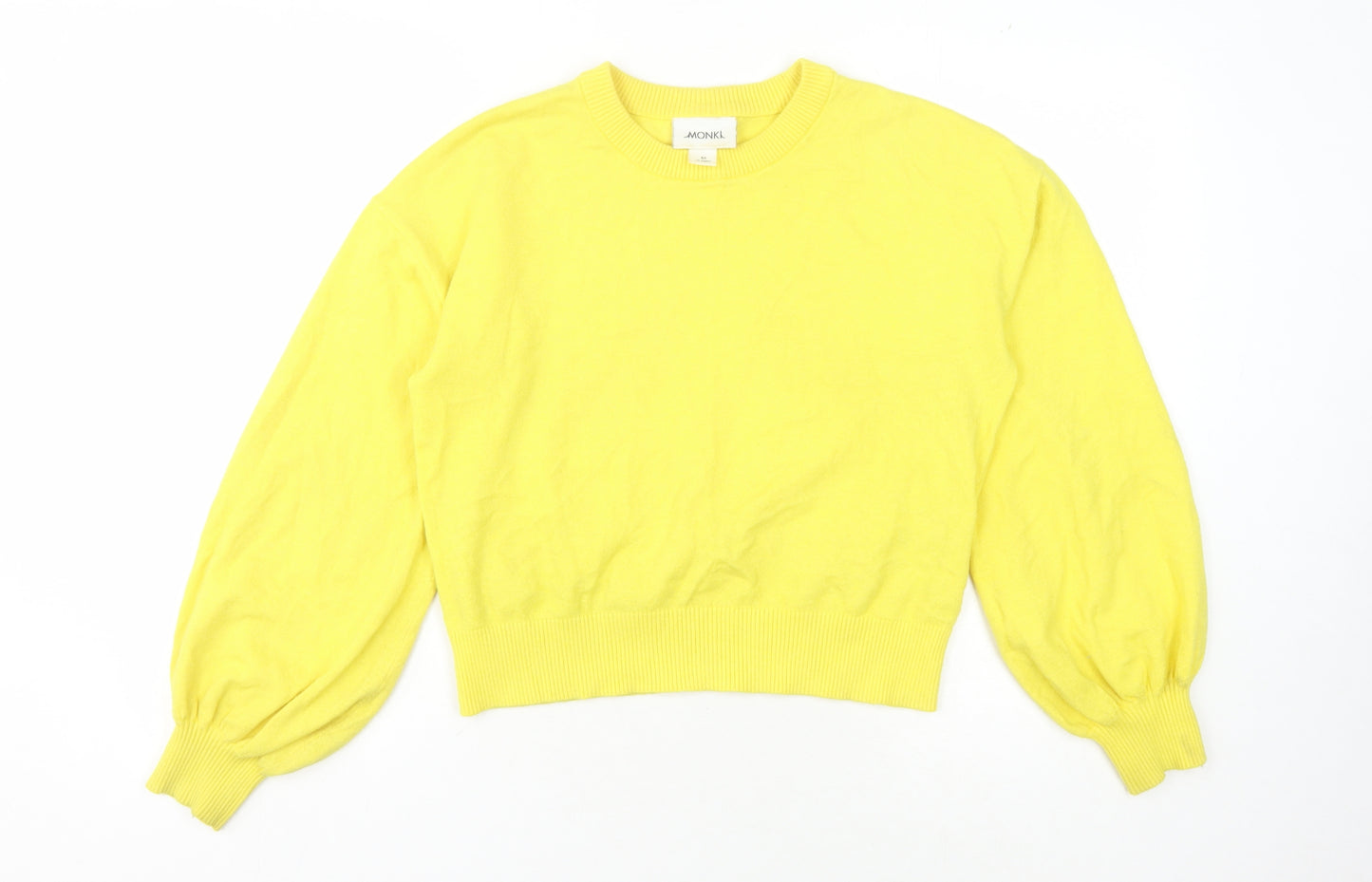 Monki Women's Yellow XS Pullover Jumper