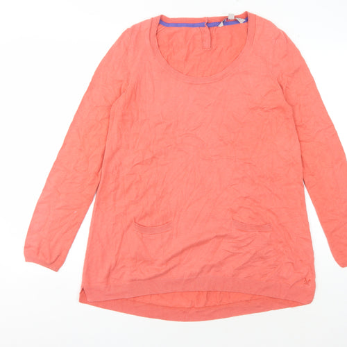 Crew Clothing Co. Women's Pink Pullover Jumper - Size 12