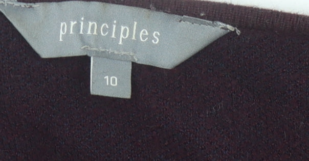Principles Women's Purple Cardigan Size 10