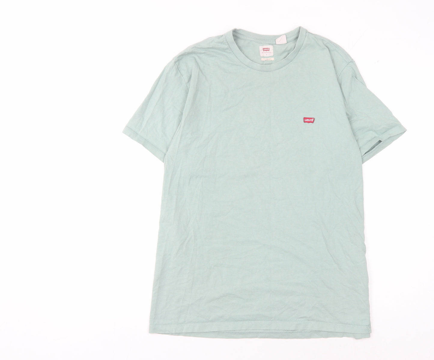 Levi's Men's Blue Crew Neck T-Shirt - Size L