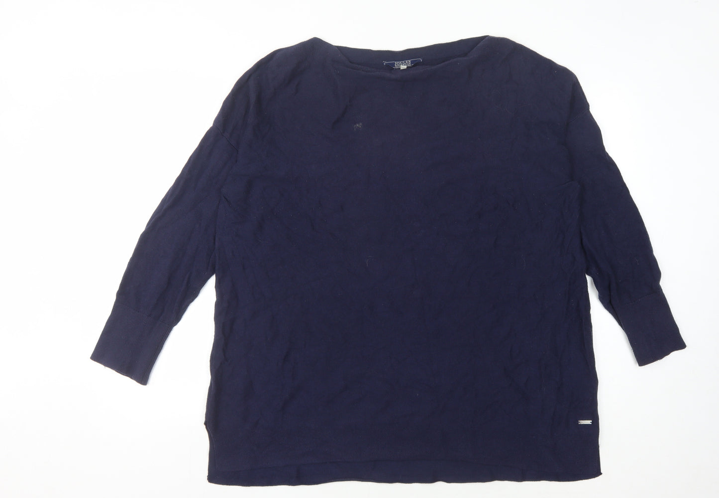 Joules Women's Blue Pullover Jumper, Size 18
