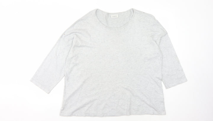 C&A Women's Grey Pullover Jumper, Size L
