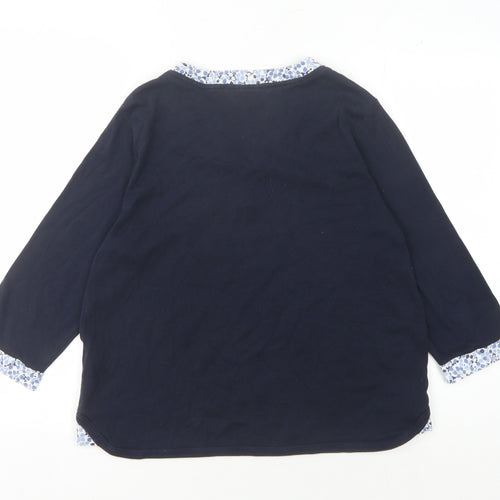 Maine New England Women's Blue Blouse Size 16