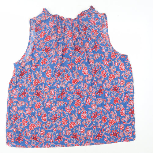 GAP Women Multicoloured XL Floral Blouse Sleeveless