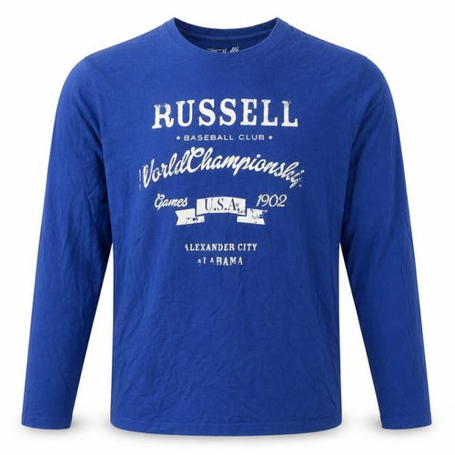 Russell Athletic Men's Blue XL Long Sleeve T-Shirt