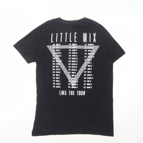 Fruit of the Loom Black T-Shirt Small, Unisex Adults, Music Tour