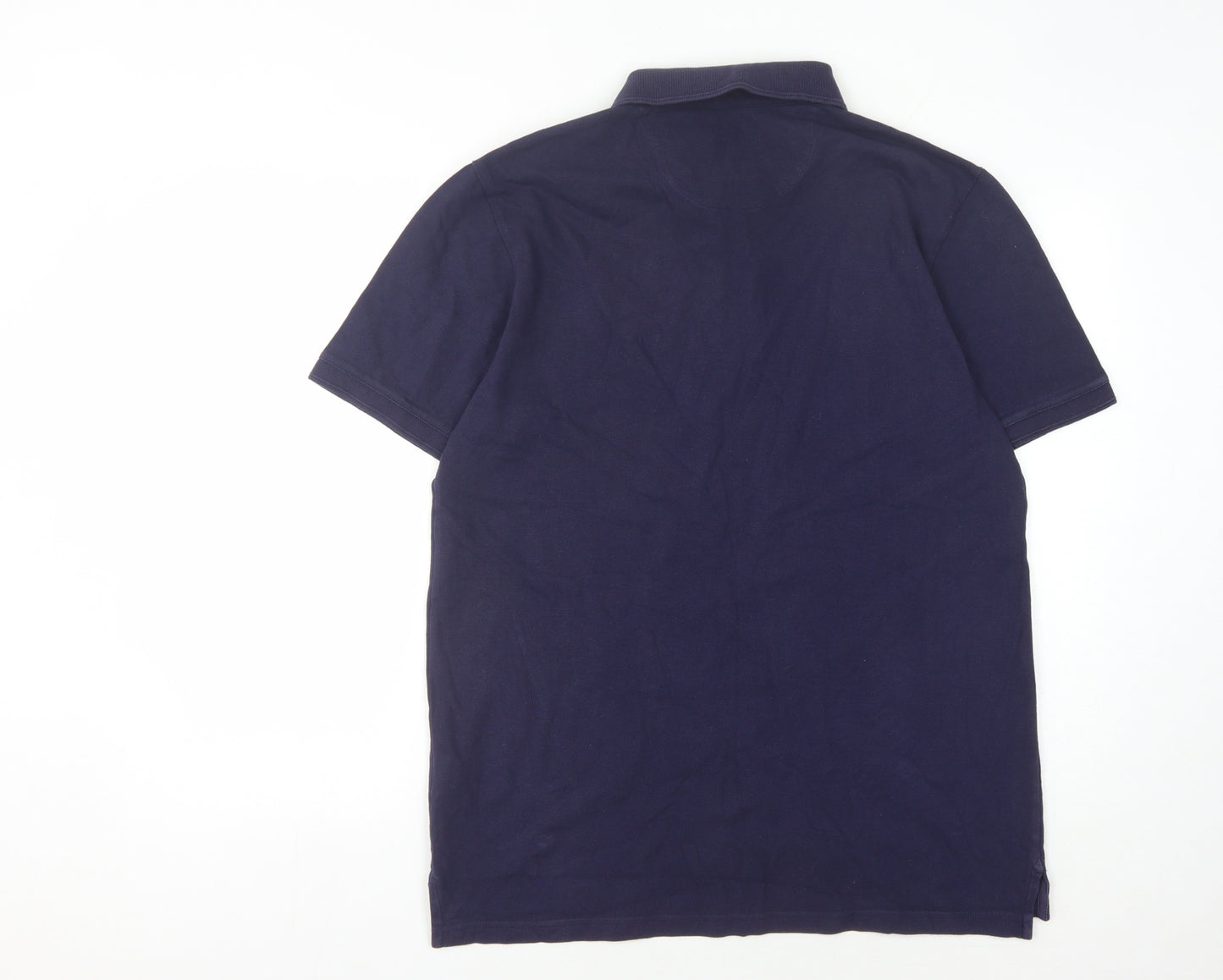 Armor Lux Men's Blue Polo Shirt XL Short Sleeve Cotton
