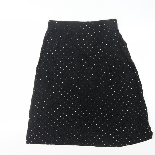 Whistles Polka Dot Women's Skirt in Black, Size S