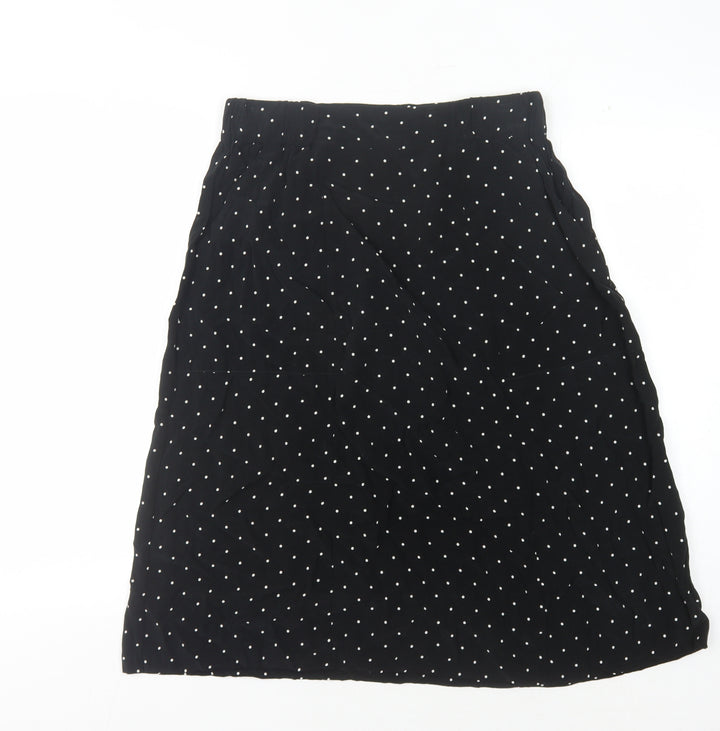 Whistles Polka Dot Women's Skirt in Black, Size S