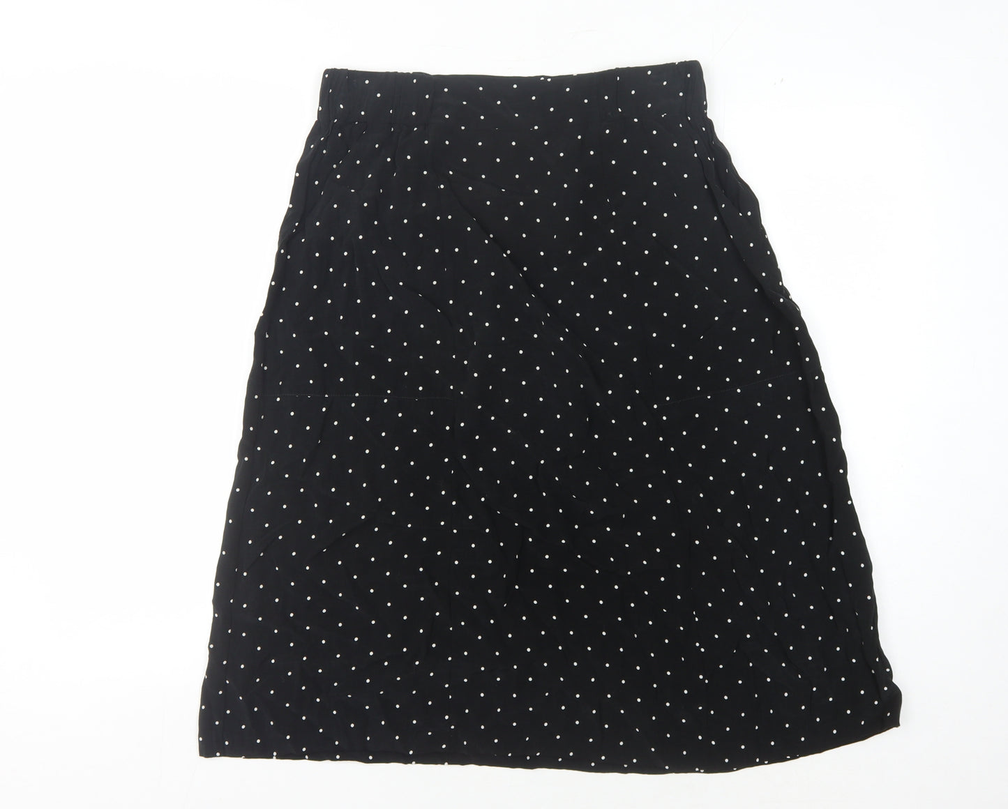 Whistles Polka Dot Women's Skirt in Black, Size S