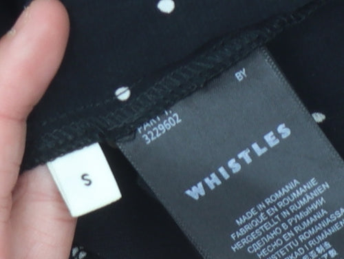 Whistles Polka Dot Women's Skirt in Black, Size S