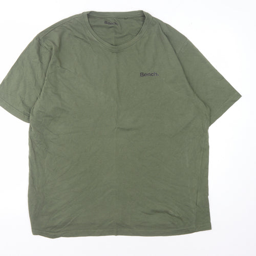 Bench Men's Green T-shirt Size 2XL