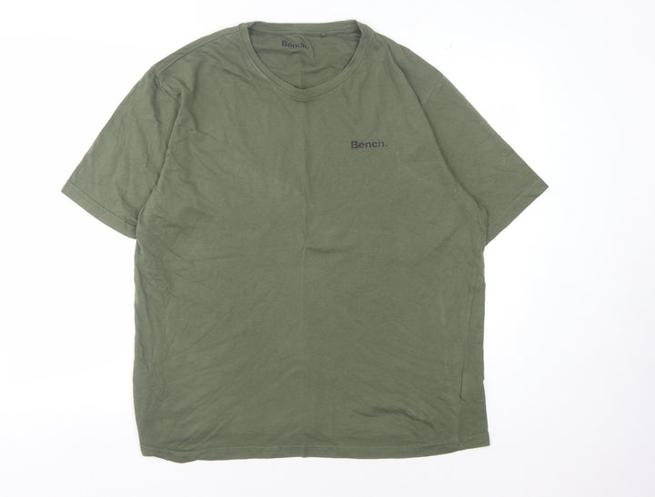 Bench Men's Green T-shirt Size 2XL