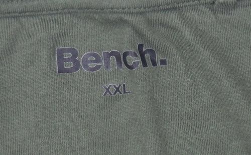 Bench Men's Green T-shirt Size 2XL