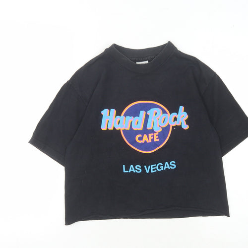 Hard Rock Cafe Black Cotton T-Shirt Unisex Medium
