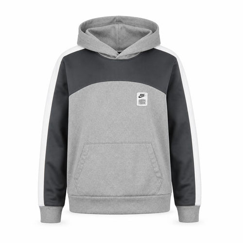 Nike Unisex Grey Pullover Hoodie - Small