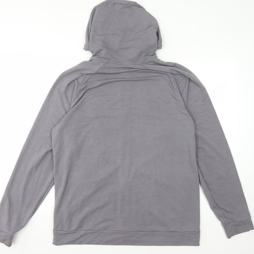 Nike Men's Grey Full Zip Hoodie Size L