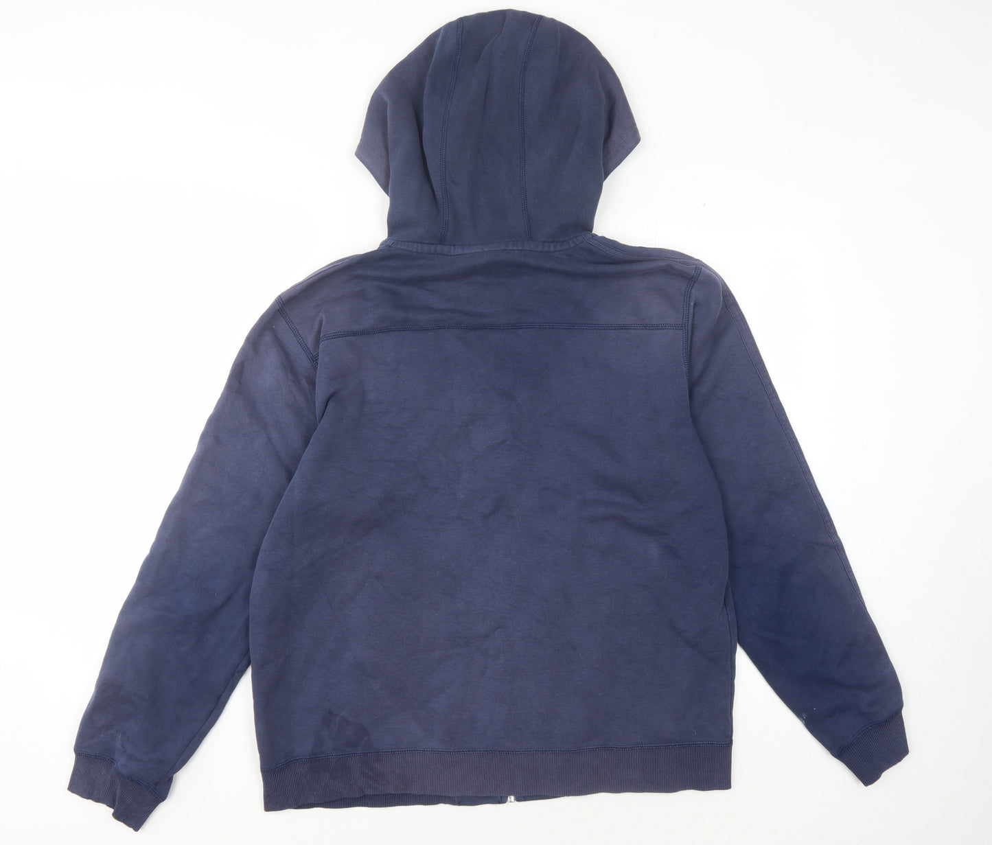 adidas Men's Blue Full Zip Hoodie Size L