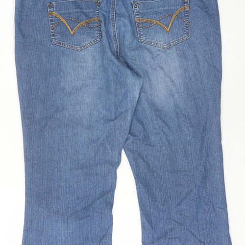 BHS Women's Blue Bootcut Jeans Size 20