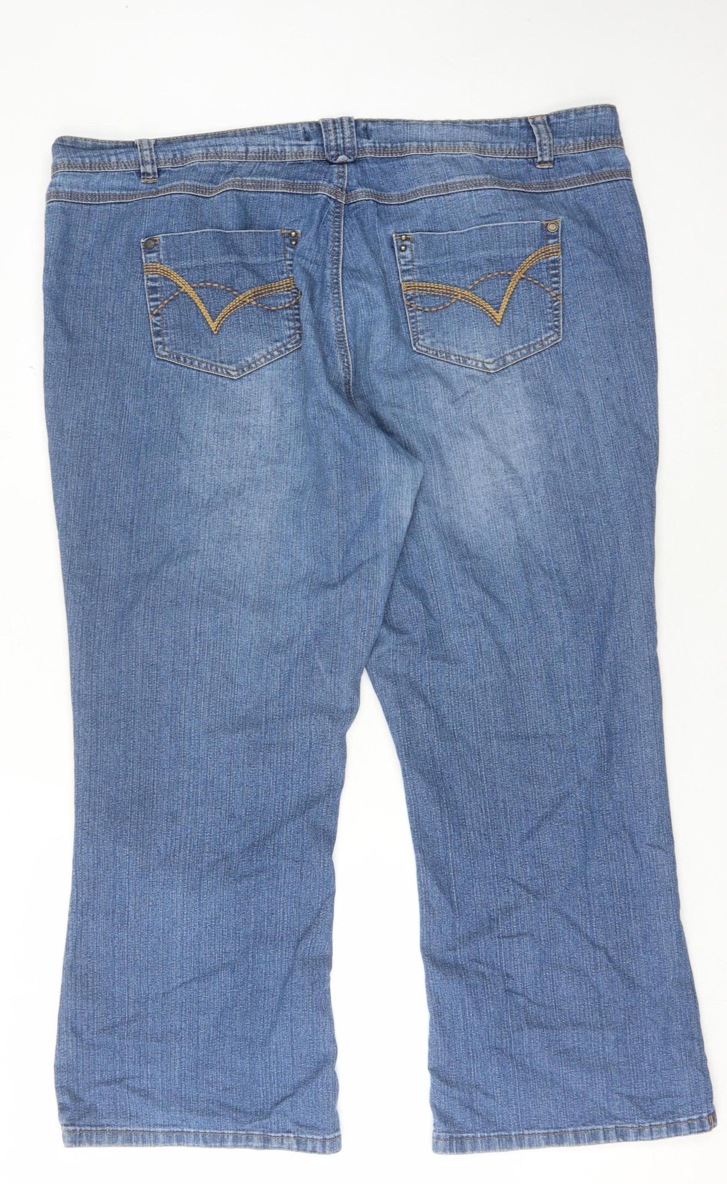 BHS Women's Blue Bootcut Jeans Size 20