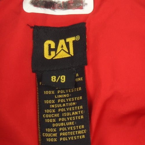 CAT Boys Blue Puffer Jacket Size 8 Years
