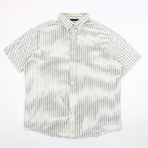 Maine New England Men's Multicolour Striped Shirt L