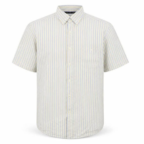 Maine New England Men's Multicolour Striped Shirt L