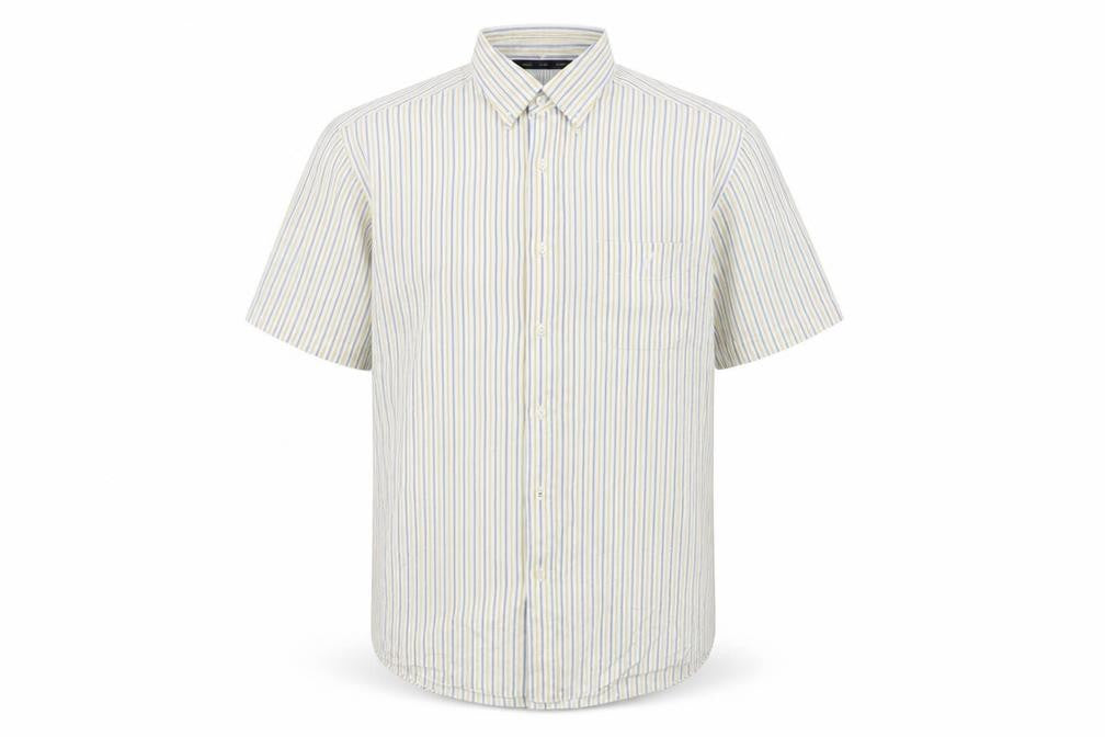 Maine New England Men's Multicolour Striped Shirt L