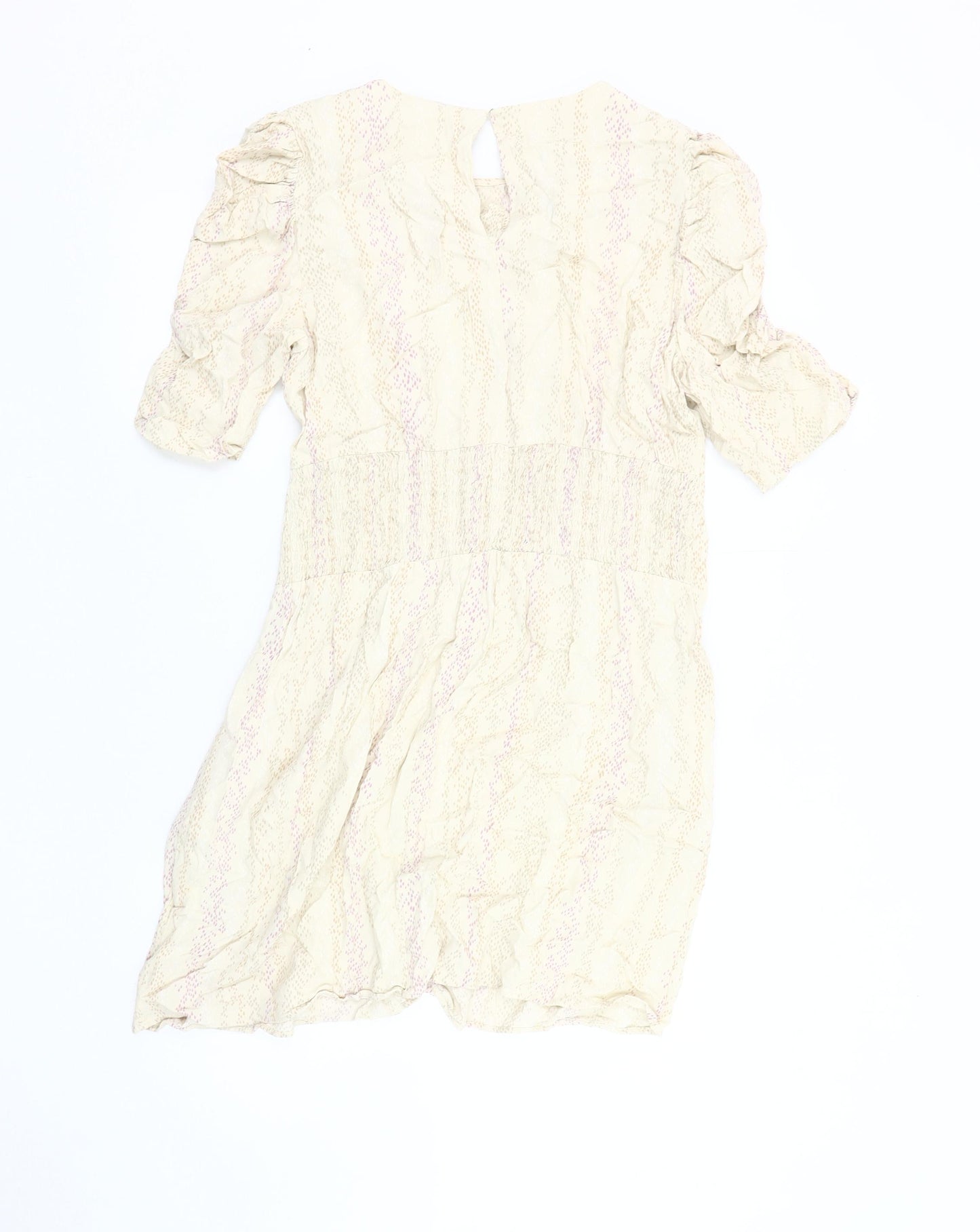 Marks and Spencer Beige Women's Half Sleeve Dress